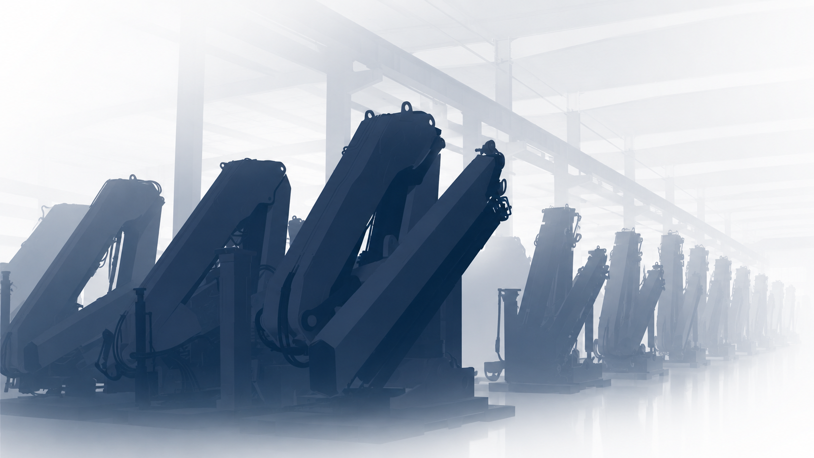 Arrière-plan avec la silhouette d'une grue BOB-LIFT