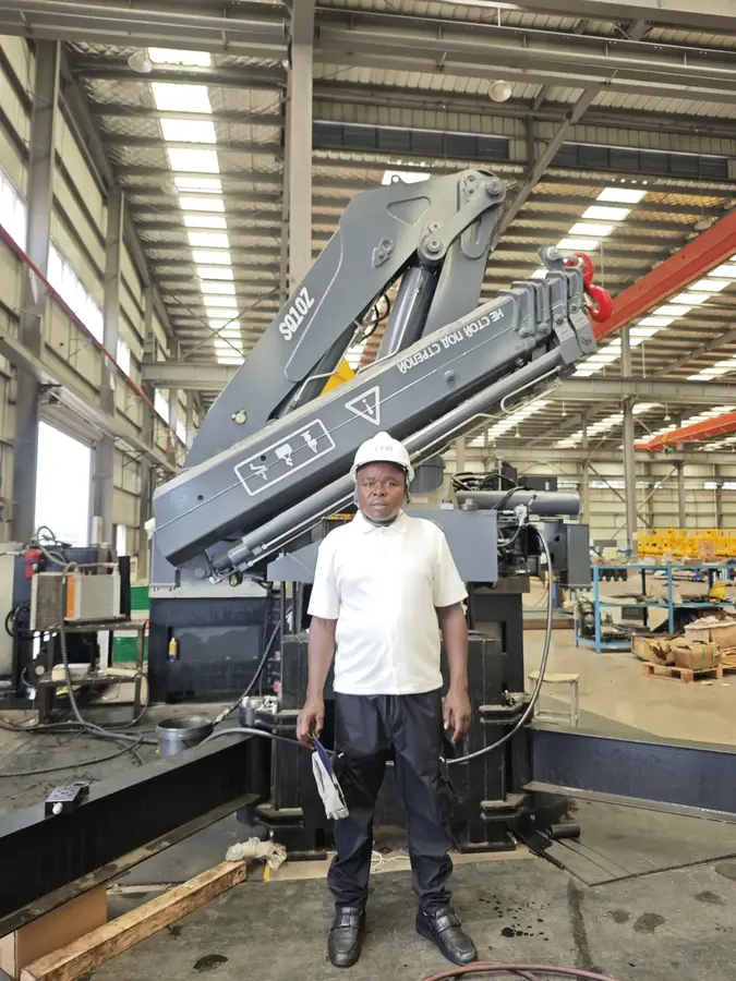 Customers from Kenya visiting the BOB-LIFT factory