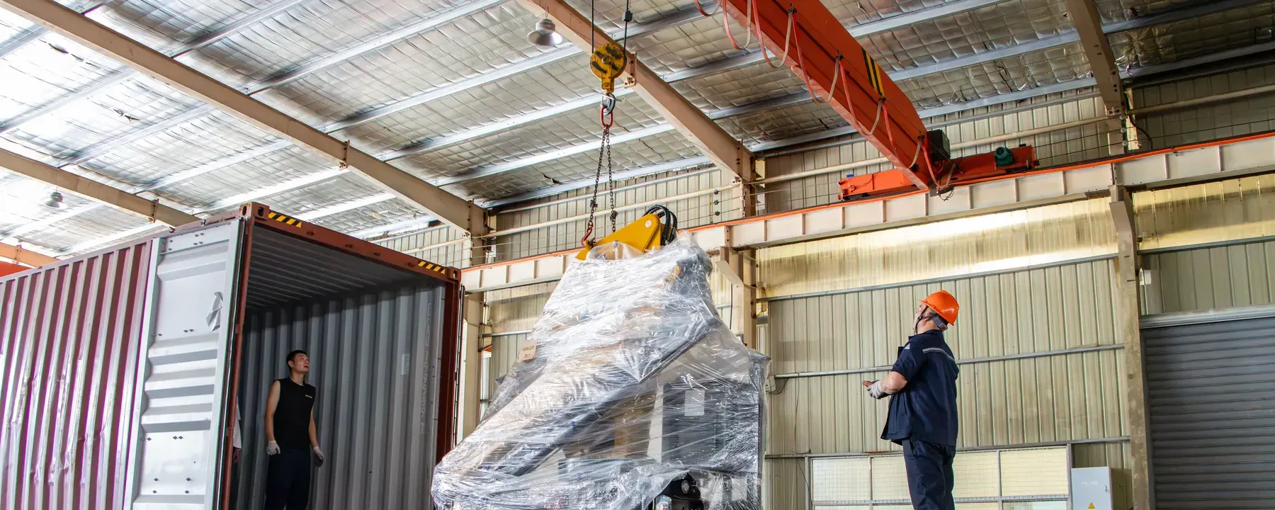 Load the container