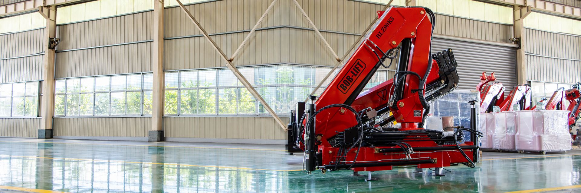 Knuckle boom crane