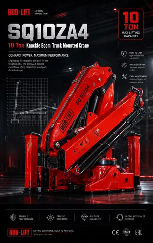 SQ10ZA4 knuckle boom crane