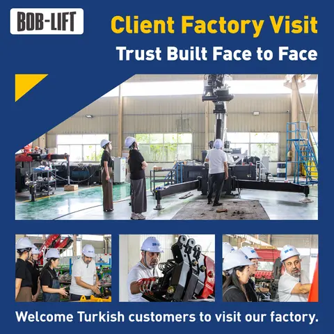 Turkish customers visit the factory